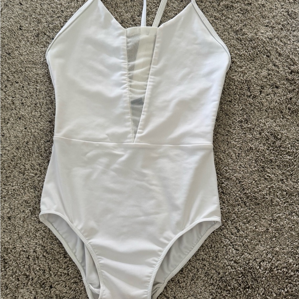 Bullet Pointe white leotard - NWOT